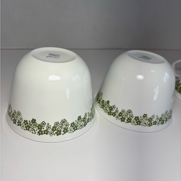 Corelle Spring Blossom Flat Cups Saucers Set Of 4 Crazy Daisy By Corning USA - Picture 11 of 14